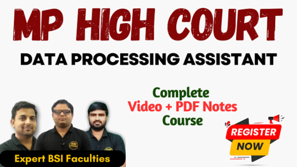 Data Processing Assistant MP High Court